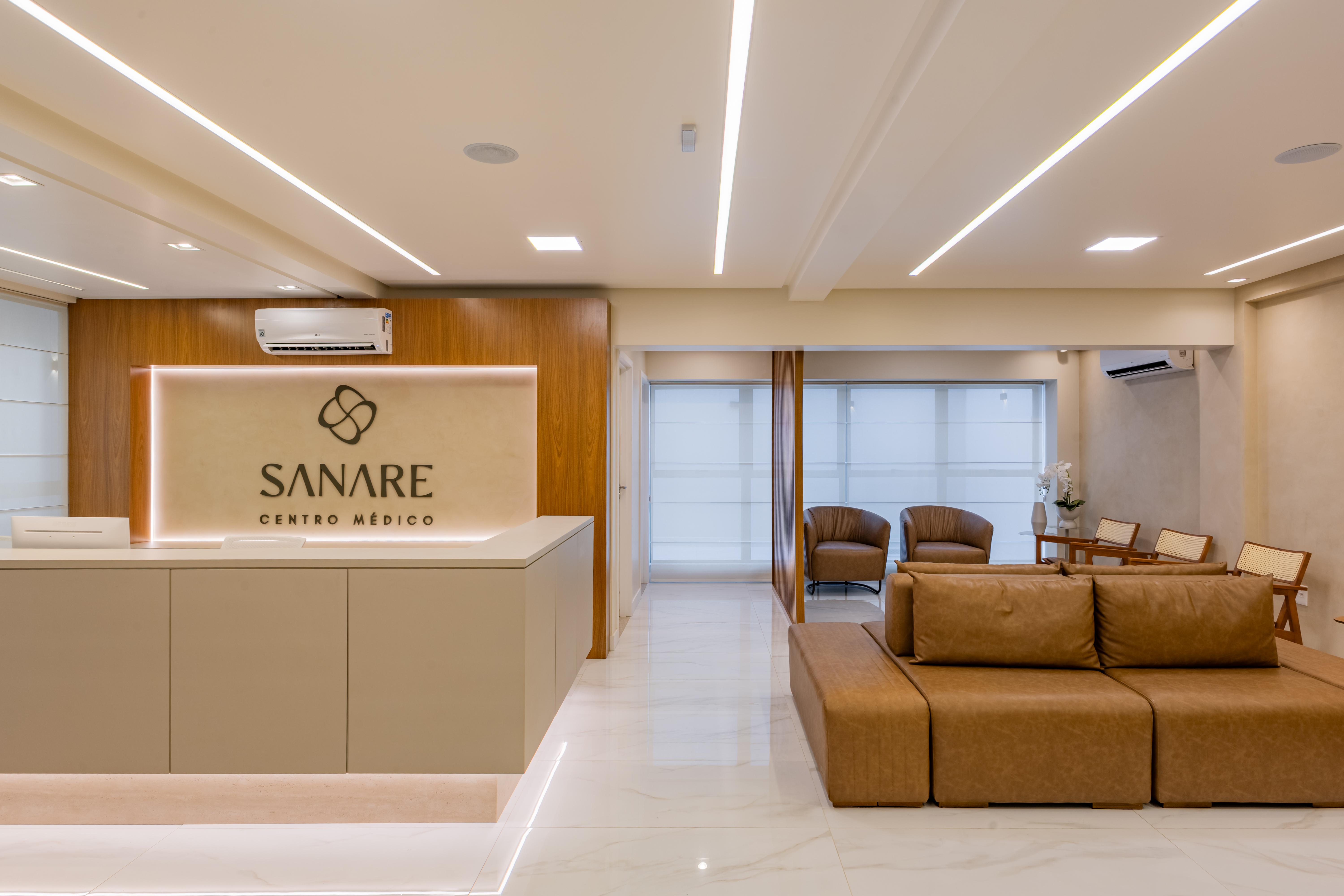 Recepção Sanare Centro Médico